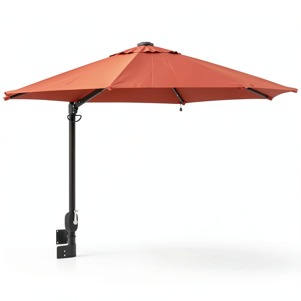 Parasol, réglable, 248 x 248 x 148 cm, pour la terrasse ou le jardin