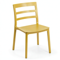 Chaise, coloris jaune, pour la salle à manger ou la cuisine