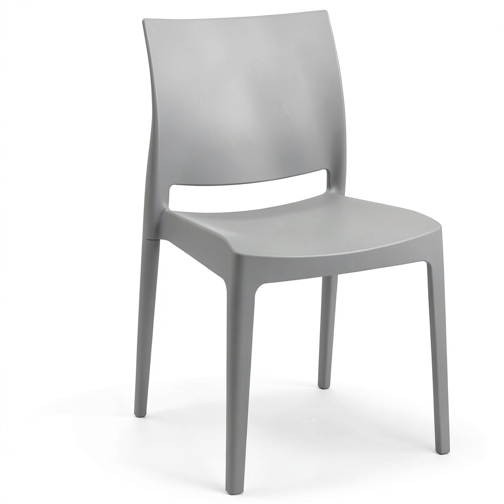 Chaise, coloris gris, pour la salle à manger ou la cuisine