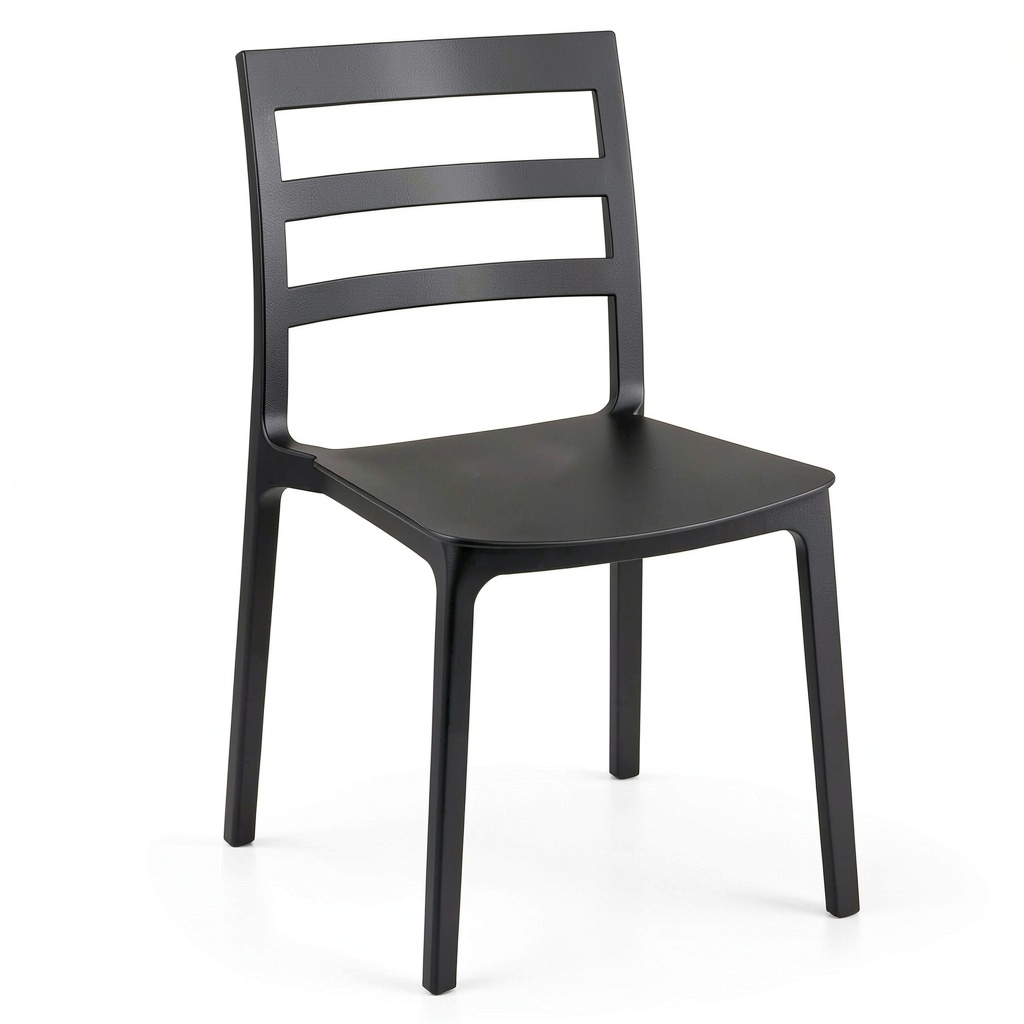 Chaise, coloris noir, pour la salle à manger ou la cuisine