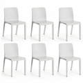 Chaise, coloris blanc, pour la salle à manger ou la cuisine