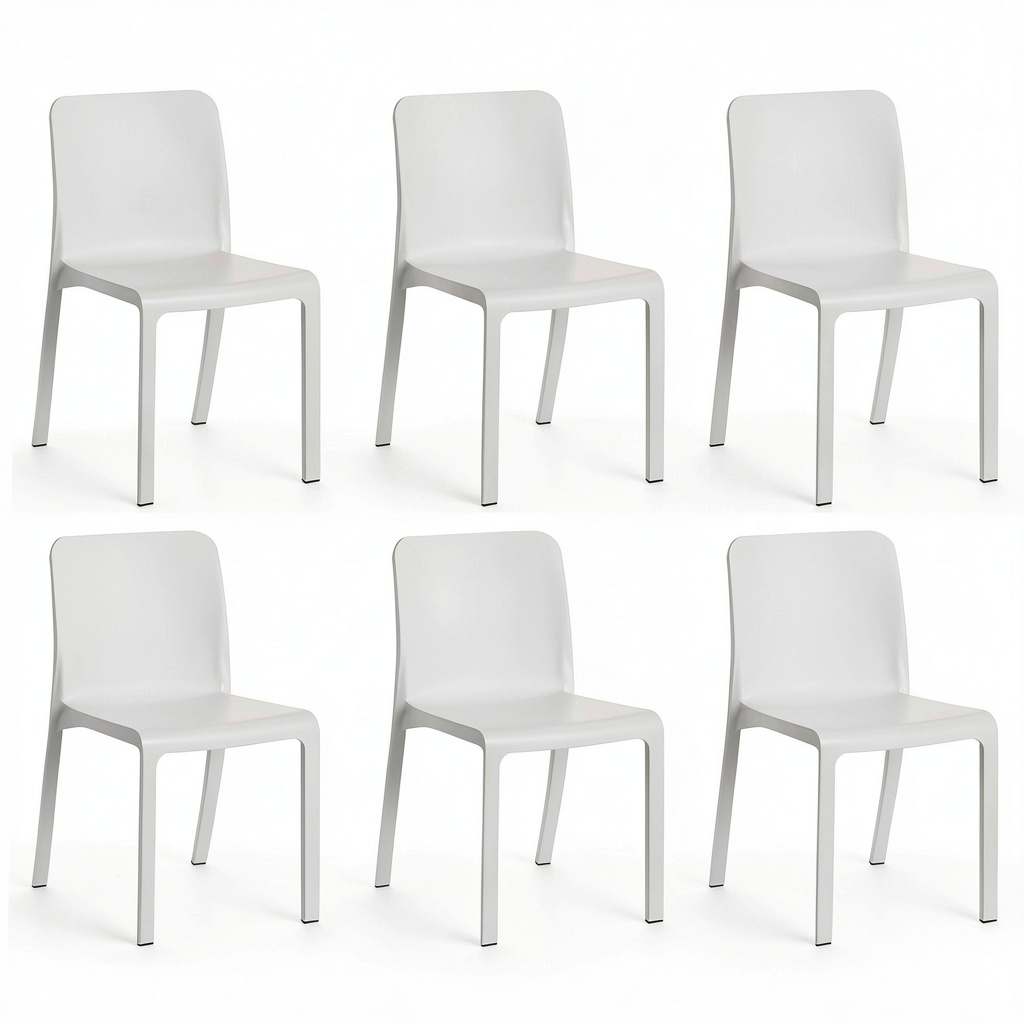 Chaise, coloris blanc, pour la salle à manger ou la cuisine