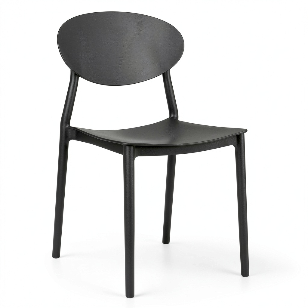 Chaise, coloris noir, pour la salle à manger ou la cuisine