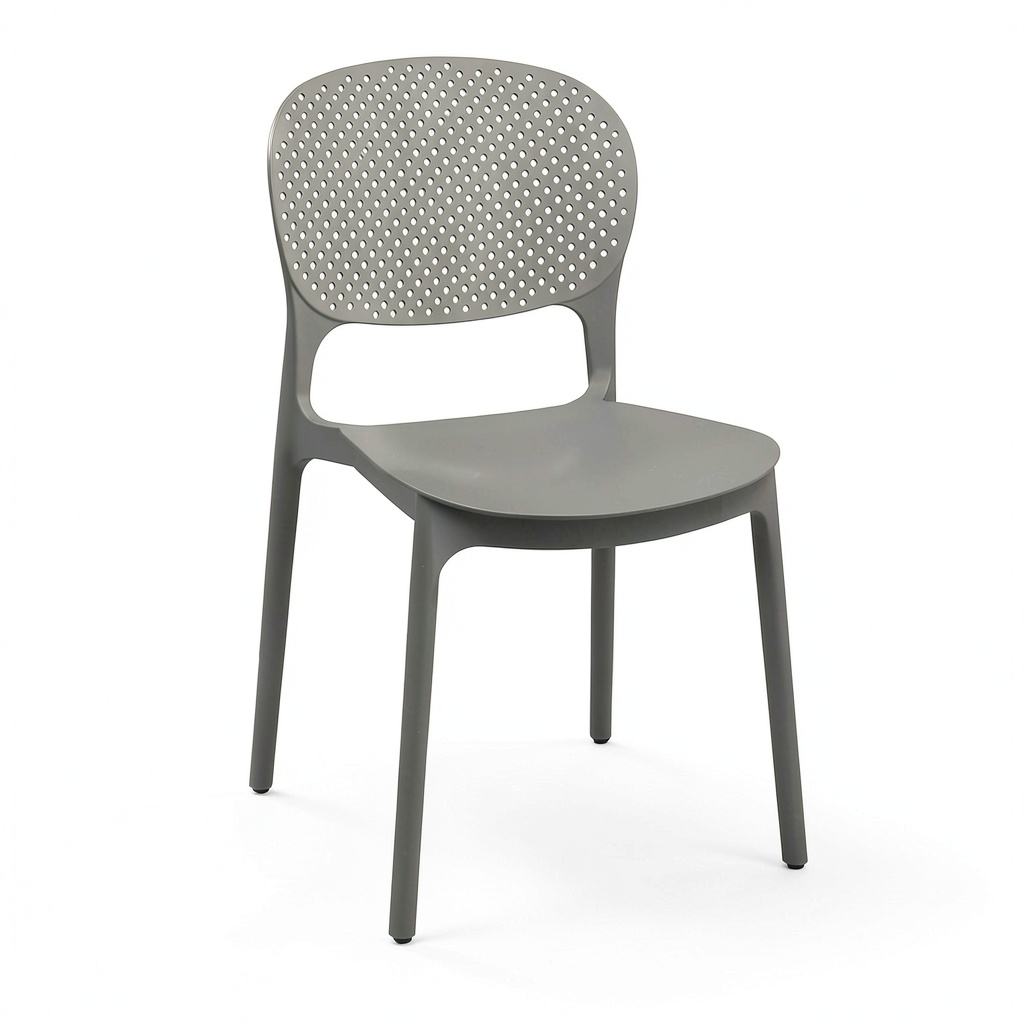 Chaise, coloris gris, pour la salle à manger ou la cuisine
