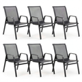 Chaise, en acier, coloris noir, 92 x 54 x 65 cm, pour la salle à manger ou la cuisine
