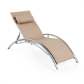 Salon de jardin, coloris beige, pour la terrasse ou le jardin