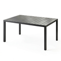 Salon de jardin, réglable, en aluminium, 150 x 90 x 74,5 cm, pour la terrasse ou le jardin
