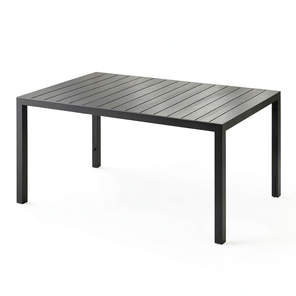 Salon de jardin, réglable, en aluminium, 150 x 90 x 74,5 cm, pour la terrasse ou le jardin